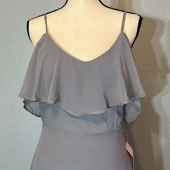 Birdy grey Jane silver women’s maxi dress size M - Picture 3 of 11